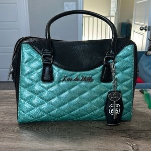 Shiny blue lux de Ville Route 66 bag
